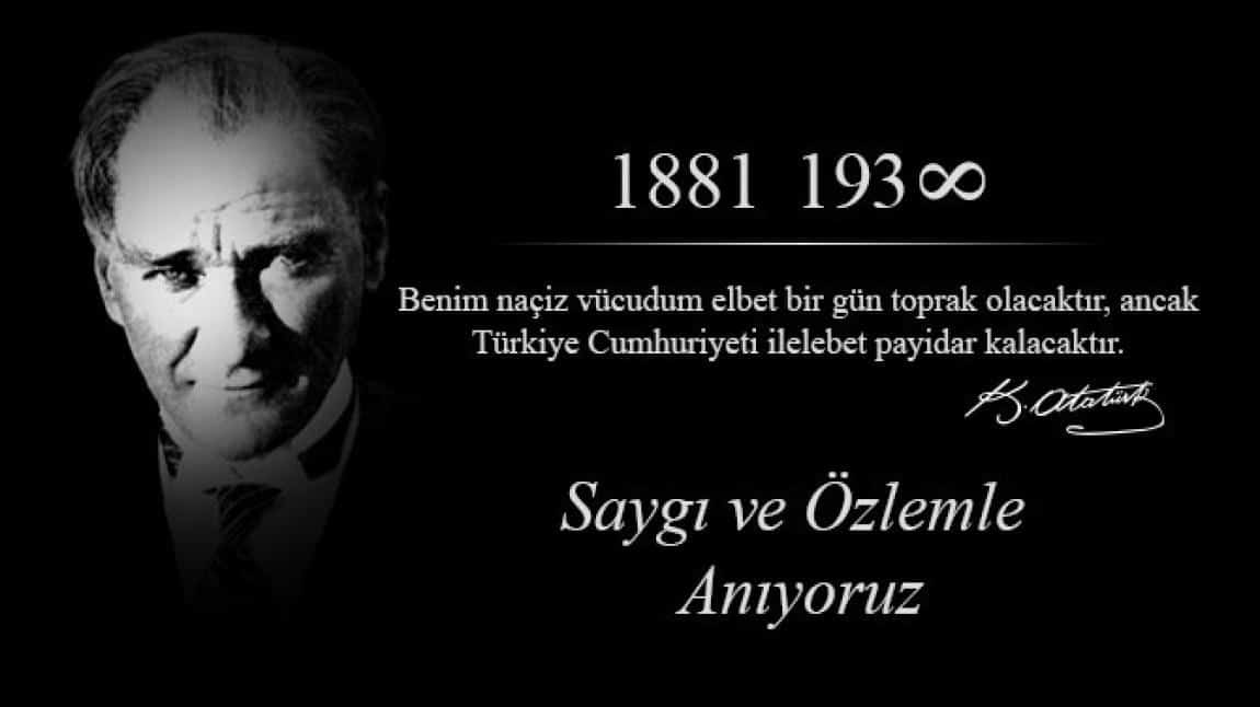 Kurucumuz Ulu Önder Mustafa Kemal Atatürk’ü aramızdan ayrılışının 86. yılında minnet, özlem, sevgi ve saygıyla anıyoruz